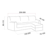 Funda Superelástica Chaise Longue Belice