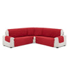 Polster reversible quilted corner sofa cover