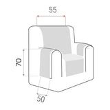 Cubre Sillón Antideslizante Coral