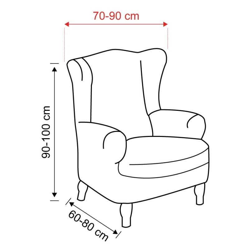 Funda Elástica Sillón Orejero Duplex Tavernes