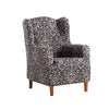 Stretch Wing Chair Cover Silver