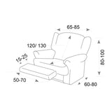 Funda Elástica Sillón Relax Ebro