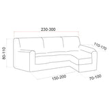 Funda Multielástica Chaise Longue Belfast