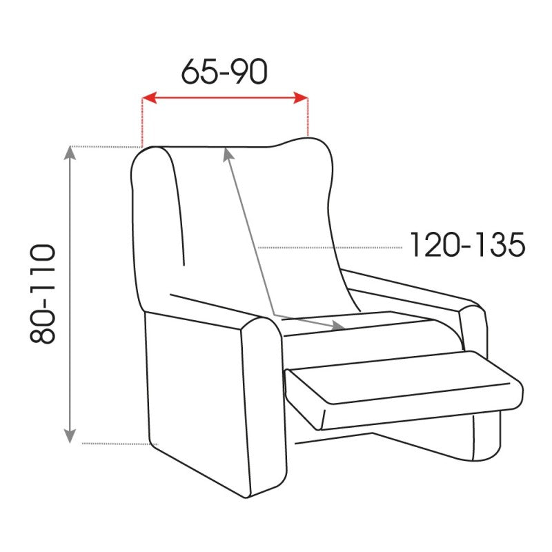 Funda Multielástica Sillón Relax Belfast