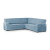 Bi Stretch Corner Sofa Cover Stark