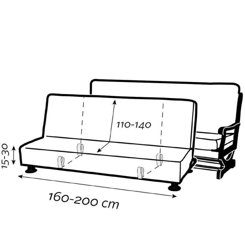 Funda Sofá Cama Super elástica Niagara