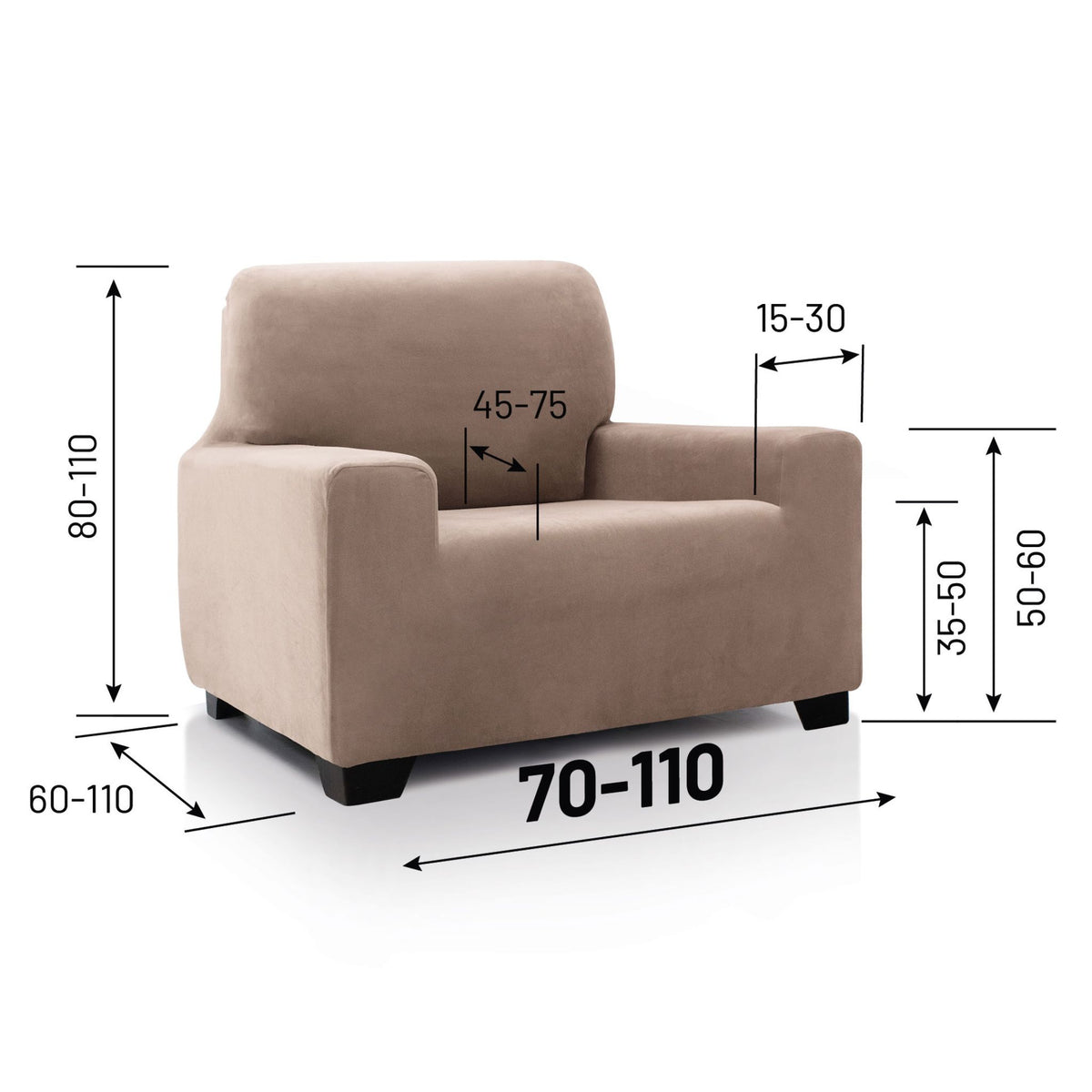Super Stretch Sofa Cover Velvet